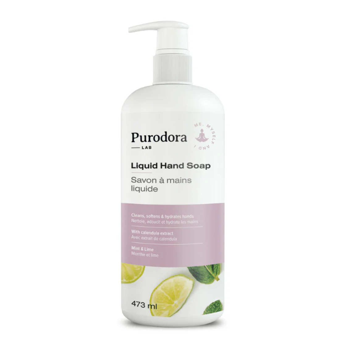 Liquid hand soap - mint and lime