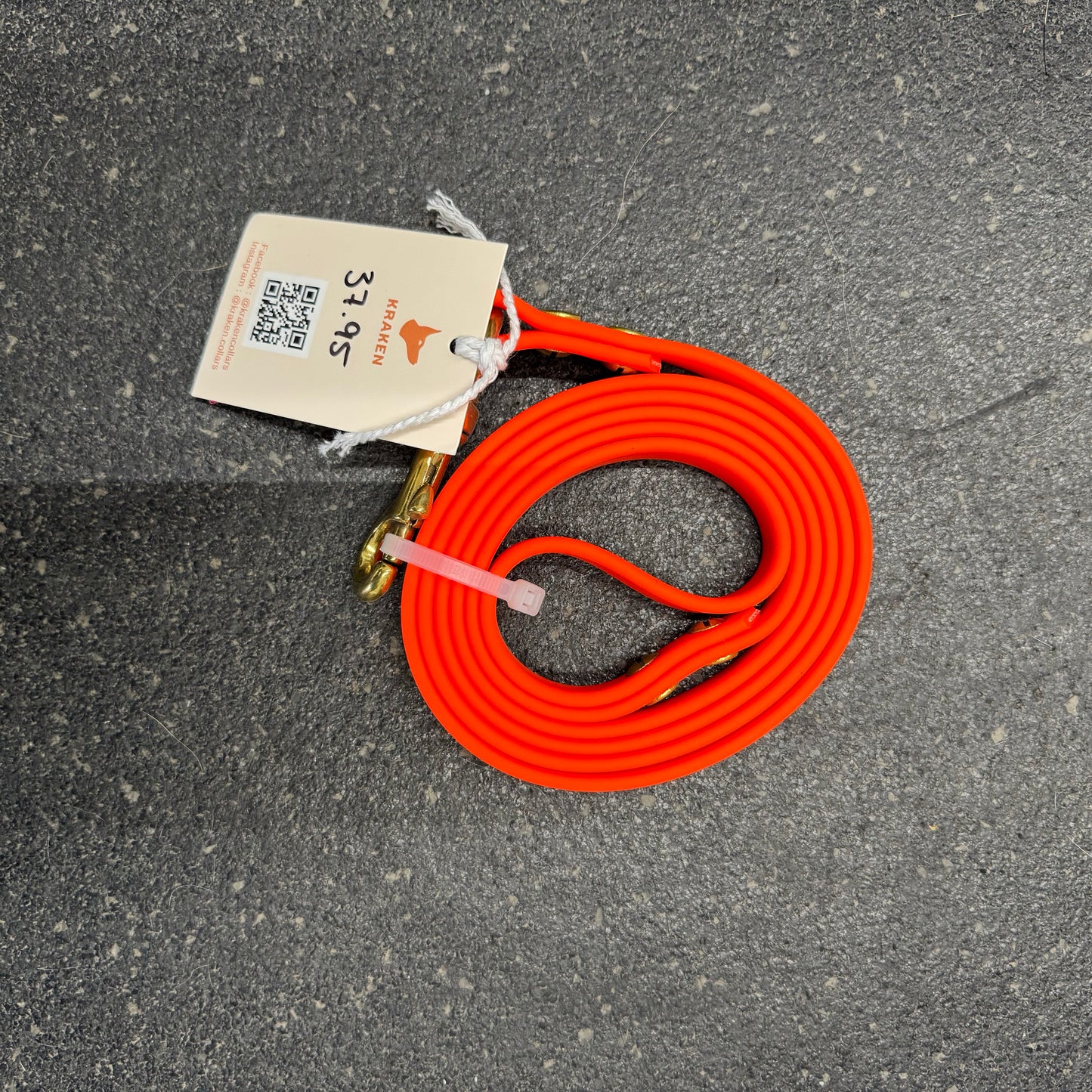 5-foot Neon Orange Standard Leash
