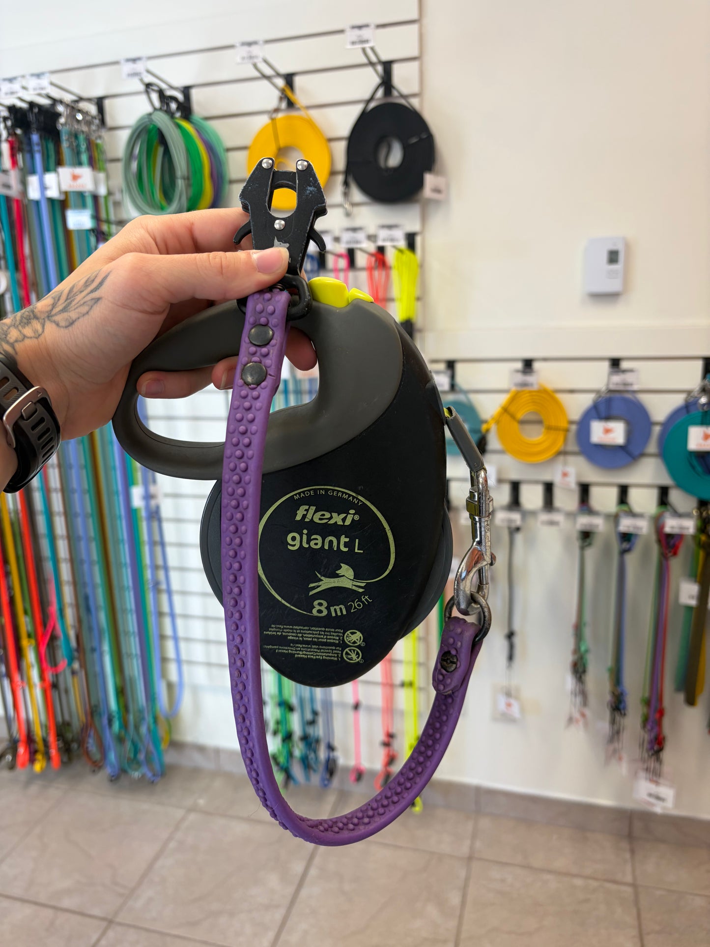 Biothane Grip Tactical Short Leash