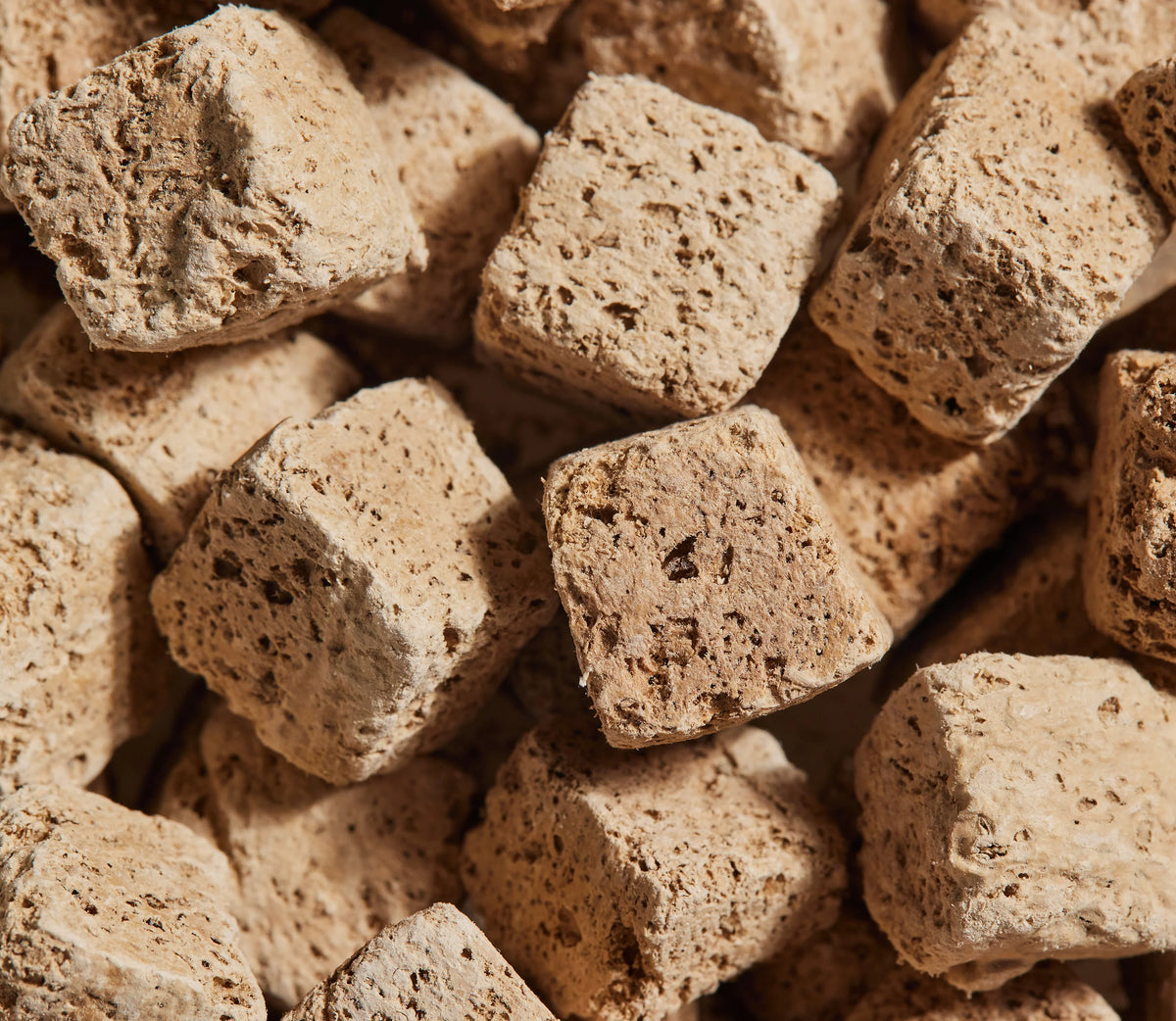 Cubes crus lyophilisés - Foie D'agneau