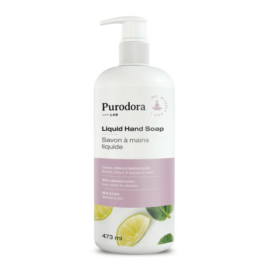 Liquid hand soap - mint and lime