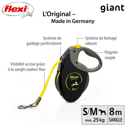 Laisse rétractable Flexi Giant Tape