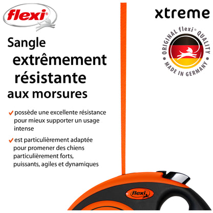 Laisse rétractable Flexi Xtreme Tape