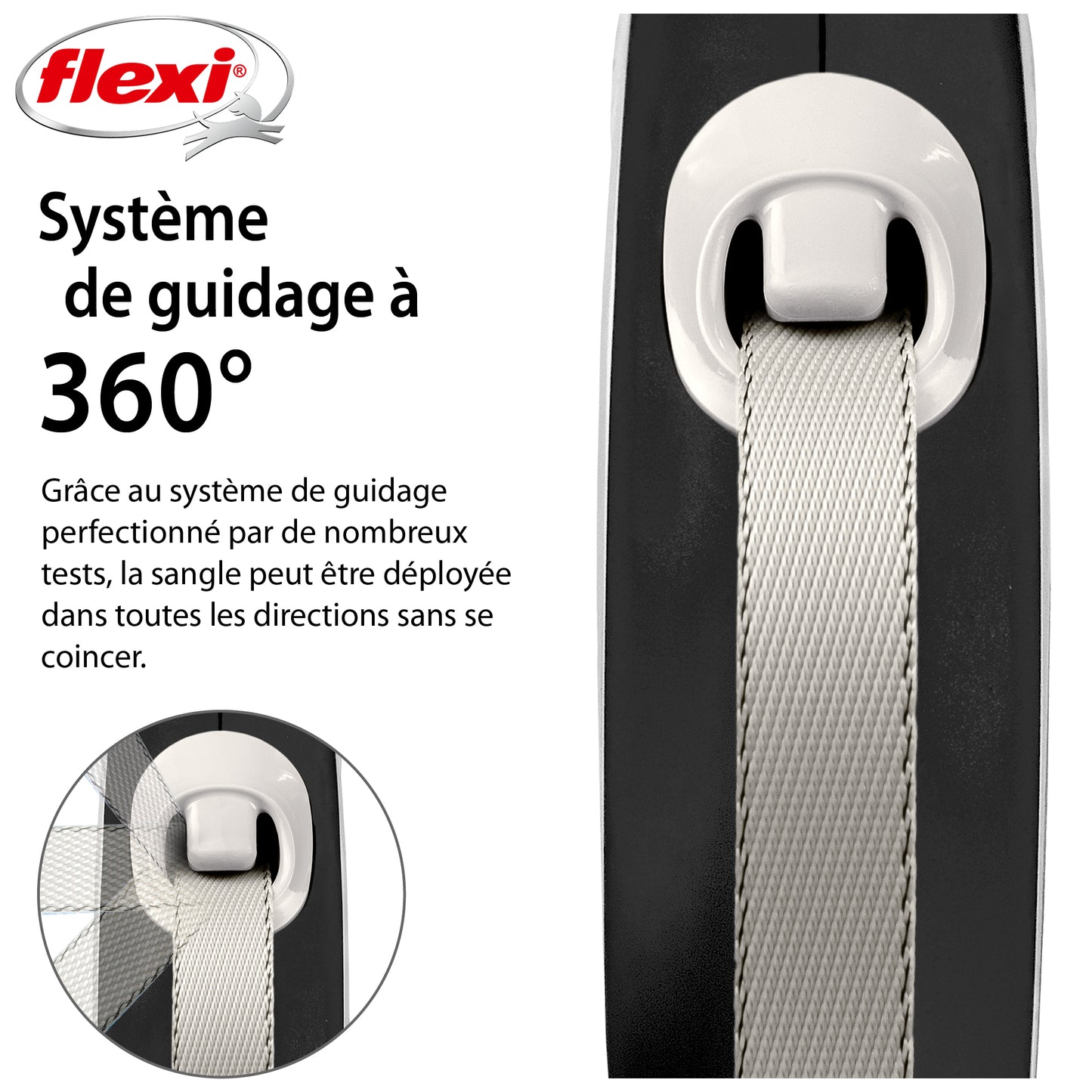 Laisse rétractable Flexi Comfort Tape