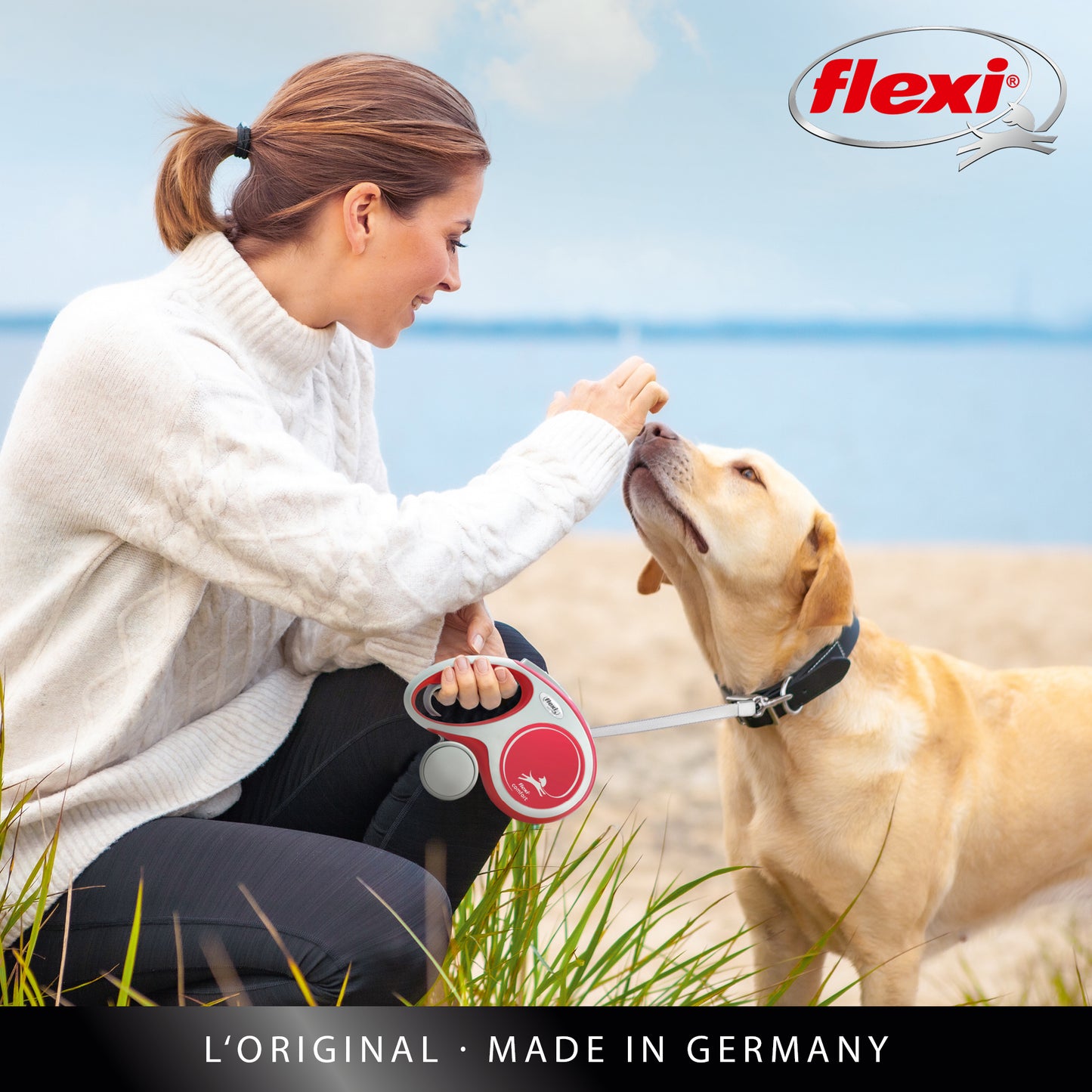 Laisse rétractable Flexi Comfort Tape