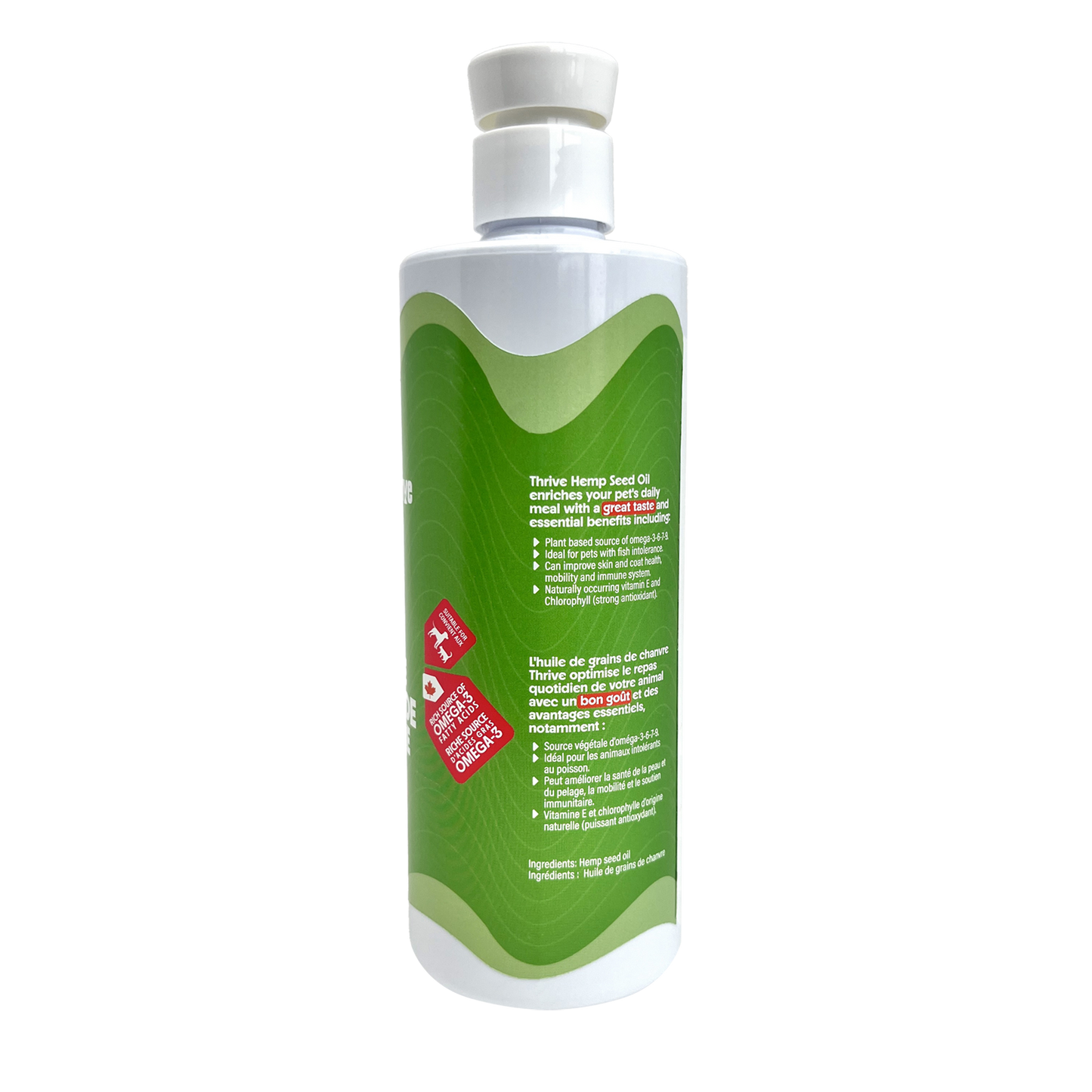 Huile de Graines de Chanvre Thrive