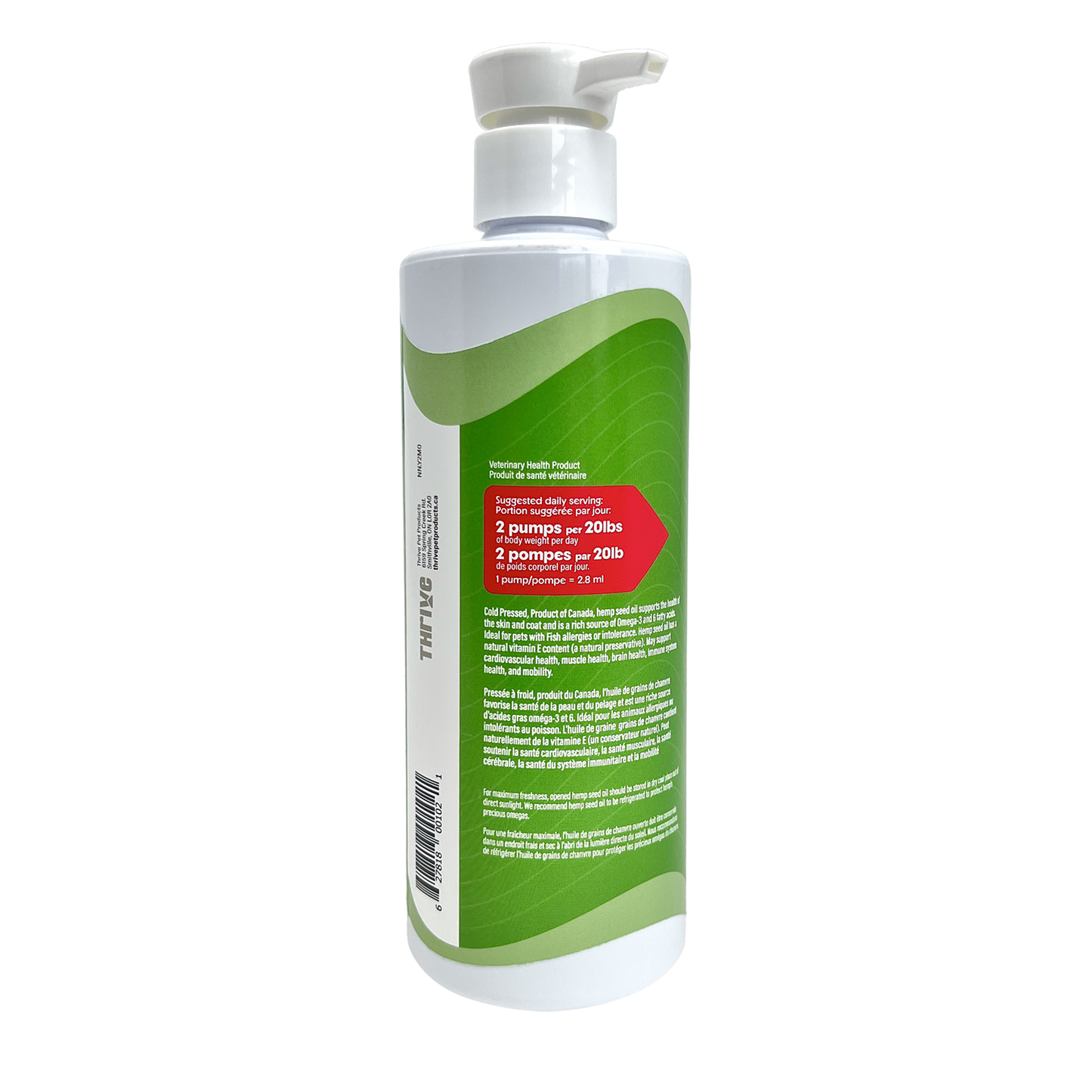Huile de Graines de Chanvre Thrive
