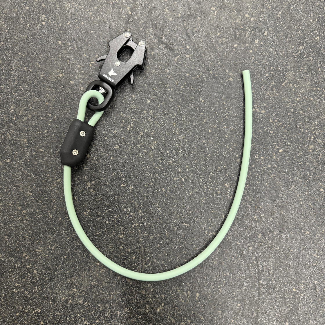 Round Biothane Tactical Short Leash