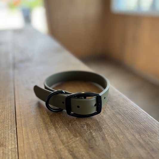 Small Olive Standard Collar