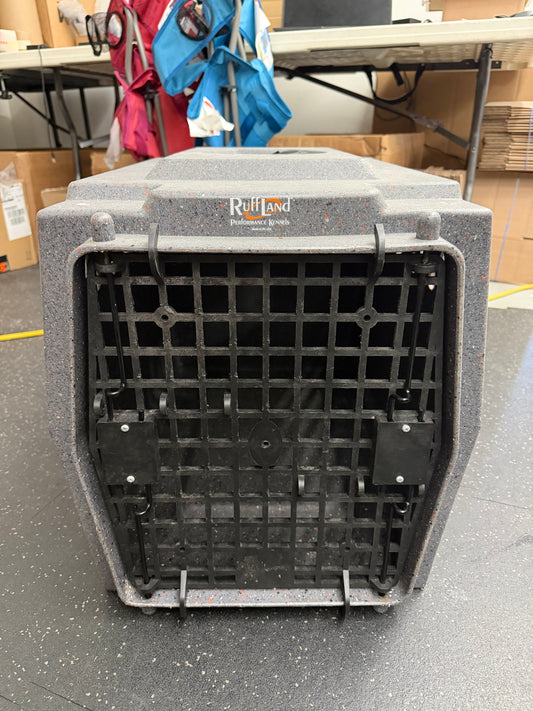 USED Grey Ruffland Mid-size Kennel