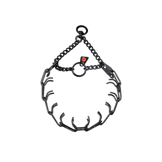 Herm Sprenger Stainless Steel Black Work Collar