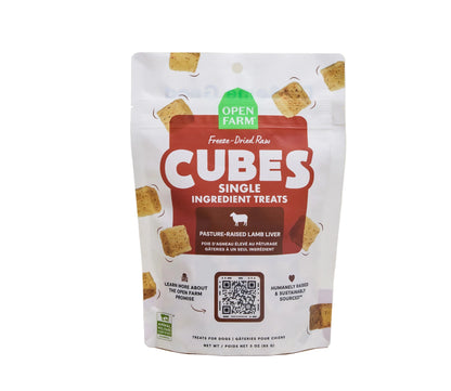 Cubes crus lyophilisés - Saveurs Variées