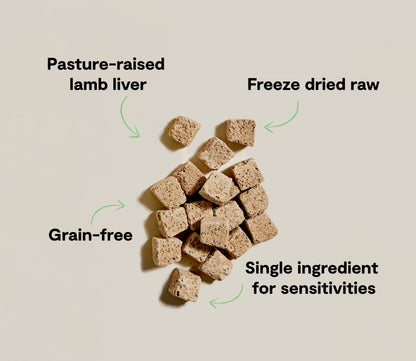Cubes crus lyophilisés - Saveurs Variées