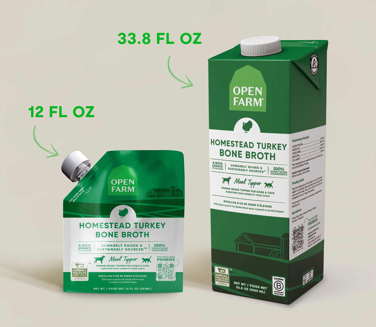 Bouillon d'os de dinde Homestead pour chiens