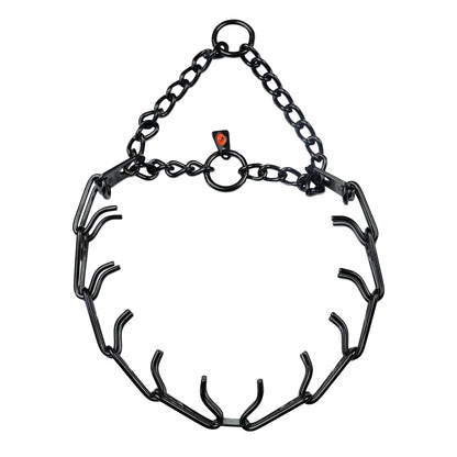 Herm Sprenger Stainless Steel Black Work Collar